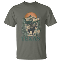 Texas Western Cowboy Life T Shirt Vintage Horse Riding Graphic