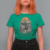 Texas Western Cowboy Life T Shirt For Women Vintage Horse Riding Graphic