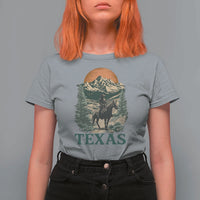 Texas Western Cowboy Life T Shirt For Women Vintage Horse Riding Graphic