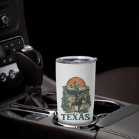 Texas Western Cowboy Life Tumbler Cup Vintage Horse Riding Graphic