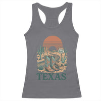 Vintage Route Highway 66 Texas Racerback Tank Top Amarillo Road Trip Adventure