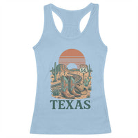 Vintage Route Highway 66 Texas Racerback Tank Top Amarillo Road Trip Adventure