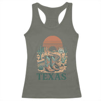 Vintage Route Highway 66 Texas Racerback Tank Top Amarillo Road Trip Adventure