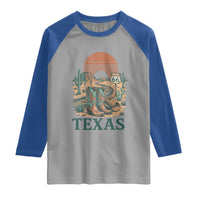 Vintage Route Highway 66 Texas Raglan Shirt Amarillo Road Trip Adventure