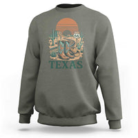 Vintage Route Highway 66 Texas Sweatshirt Amarillo Road Trip Adventure