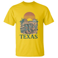 Vintage Route Highway 66 Texas T Shirt Amarillo Road Trip Adventure