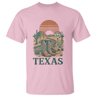 Vintage Route Highway 66 Texas T Shirt Amarillo Road Trip Adventure