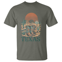 Vintage Route Highway 66 Texas T Shirt Amarillo Road Trip Adventure