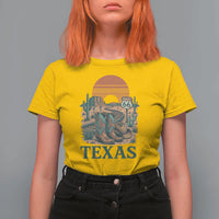 Vintage Route Highway 66 Texas T Shirt For Women Amarillo Road Trip Adventure