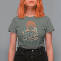 Vintage Route Highway 66 Texas T Shirt For Women Amarillo Road Trip Adventure