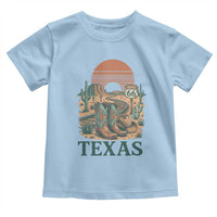 Vintage Route Highway 66 Texas Toddler T Shirt Amarillo Road Trip Adventure