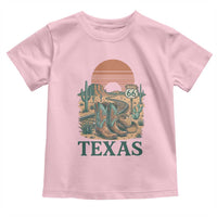 Vintage Route Highway 66 Texas Toddler T Shirt Amarillo Road Trip Adventure