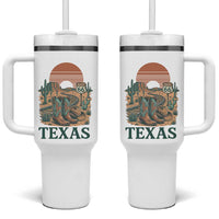 Vintage Route Highway 66 Texas Tumbler With Handle Amarillo Road Trip Adventure