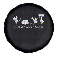 Funny Just A Soccer Goose Spare Tire Cover Argentina Soccer Lover