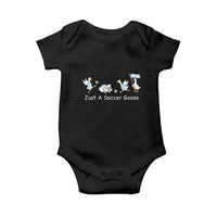Funny Just A Soccer Goose Baby Onesie Argentina Soccer Lover