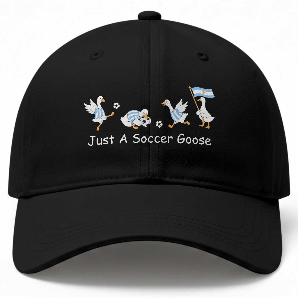 Funny Just A Soccer Goose Baseball Cap Argentina Soccer Lover