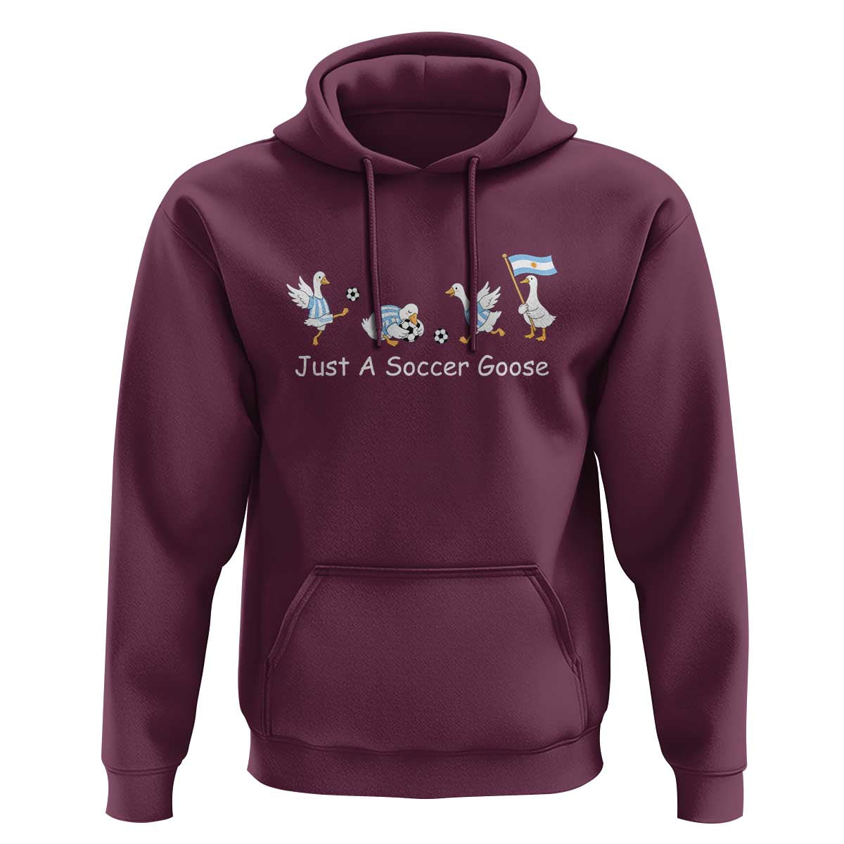 Funny Just A Soccer Goose Hoodie Argentina Soccer Lover
