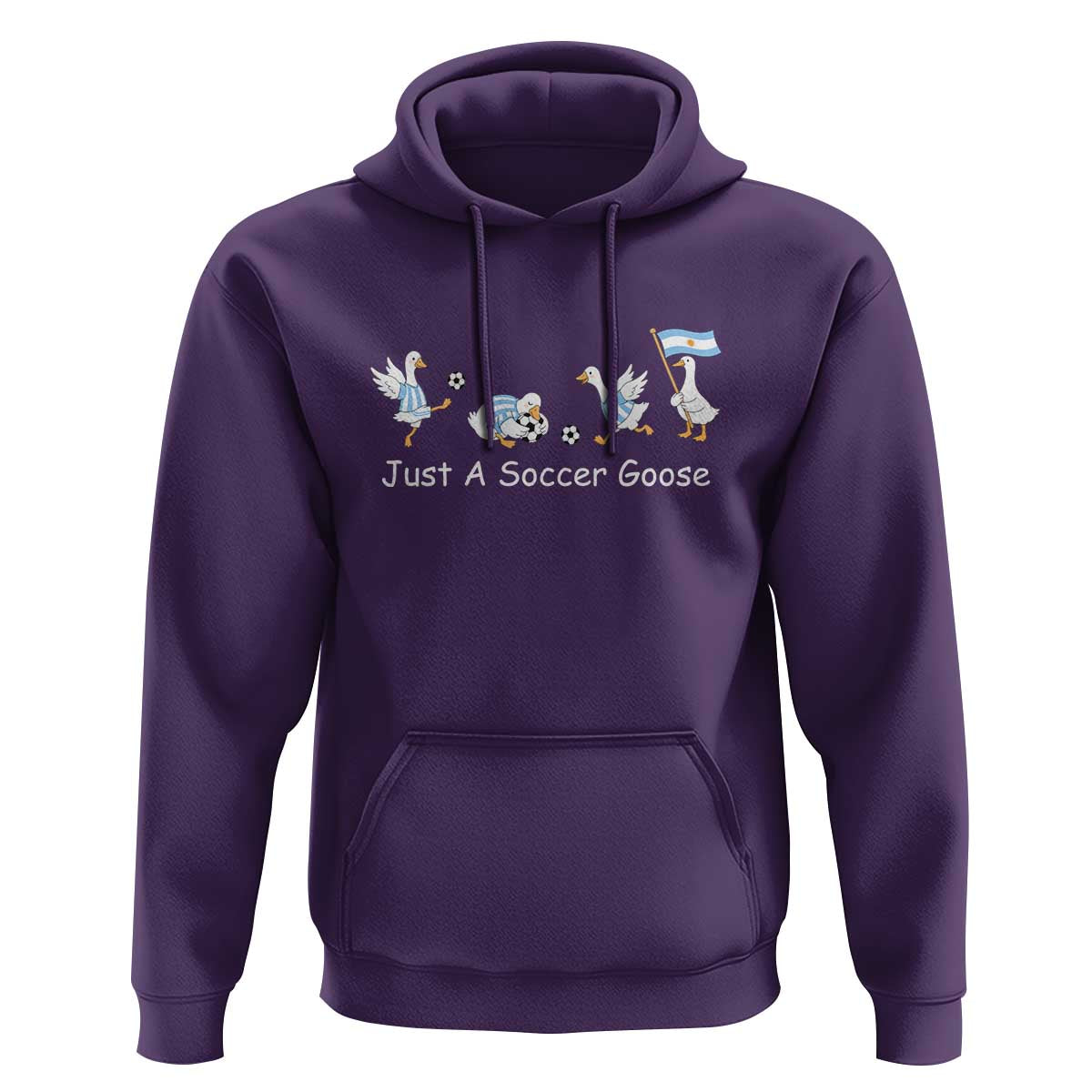 Funny Just A Soccer Goose Hoodie Argentina Soccer Lover