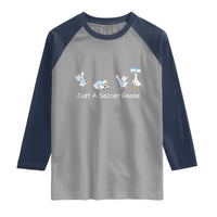 Funny Just A Soccer Goose Raglan Shirt Argentina Soccer Lover