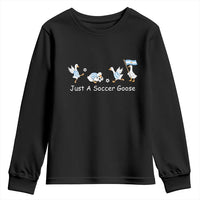 Funny Just A Soccer Goose Youth Sweatshirt Argentina Soccer Lover