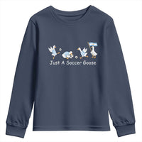 Funny Just A Soccer Goose Youth Sweatshirt Argentina Soccer Lover