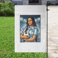Funny Argentina Soccer Mona Lisa Garden Flag Football Fan Pride Graphic