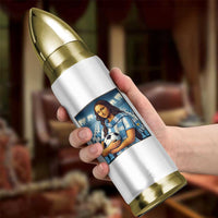 Funny Argentina Soccer Mona Lisa Bullet Tumbler Football Fan Pride Graphic