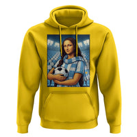Funny Argentina Soccer Mona Lisa Hoodie Football Fan Pride Graphic