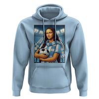 Funny Argentina Soccer Mona Lisa Hoodie Football Fan Pride Graphic