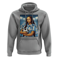 Funny Argentina Soccer Mona Lisa Hoodie Football Fan Pride Graphic