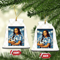 Funny Argentina Soccer Mona Lisa Ceramic Ornament Football Fan Pride Graphic