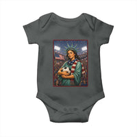 Funny Statue Of Liberty Soccer Gift Baby Onesie USA Football Pride