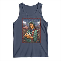 Funny Statue Of Liberty Soccer Gift Tank Top USA Football Pride