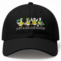Funny Just A Soccer Goose Baseball Cap Brazil Football Fan