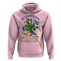 Off To Watch Brazil Hoodie Funny Tropical Bird Soccer Fan