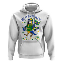 Off To Watch Brazil Hoodie Funny Tropical Bird Soccer Fan