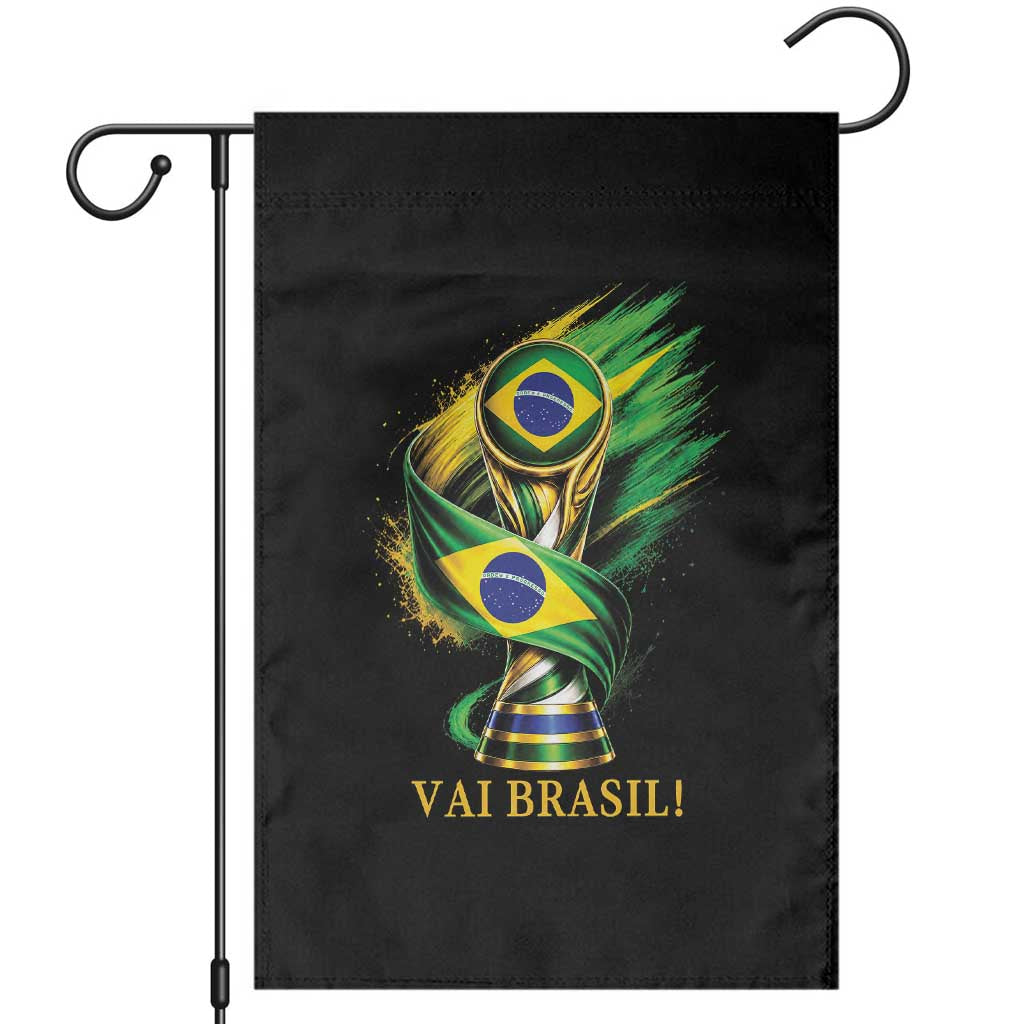 Brazil Soccer Fan 2026 Gift Garden Flag Vai Brasil