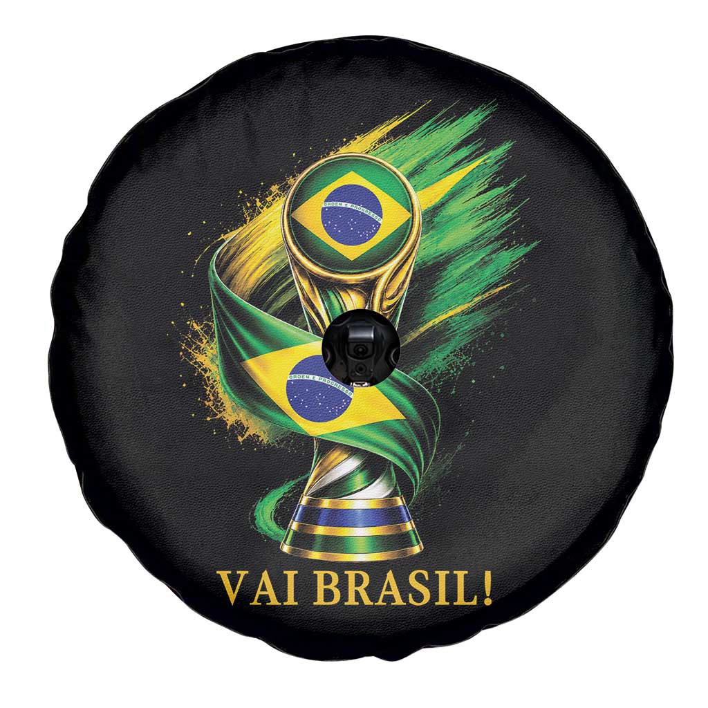 Brazil Soccer Fan 2026 Gift Spare Tire Cover Vai Brasil