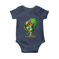 Brazil Soccer Fan 2026 Gift Baby Onesie Vai Brasil
