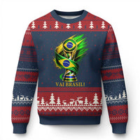 Brazil Soccer Fan 2026 Gift Ugly Christmas Sweater Vai Brasil