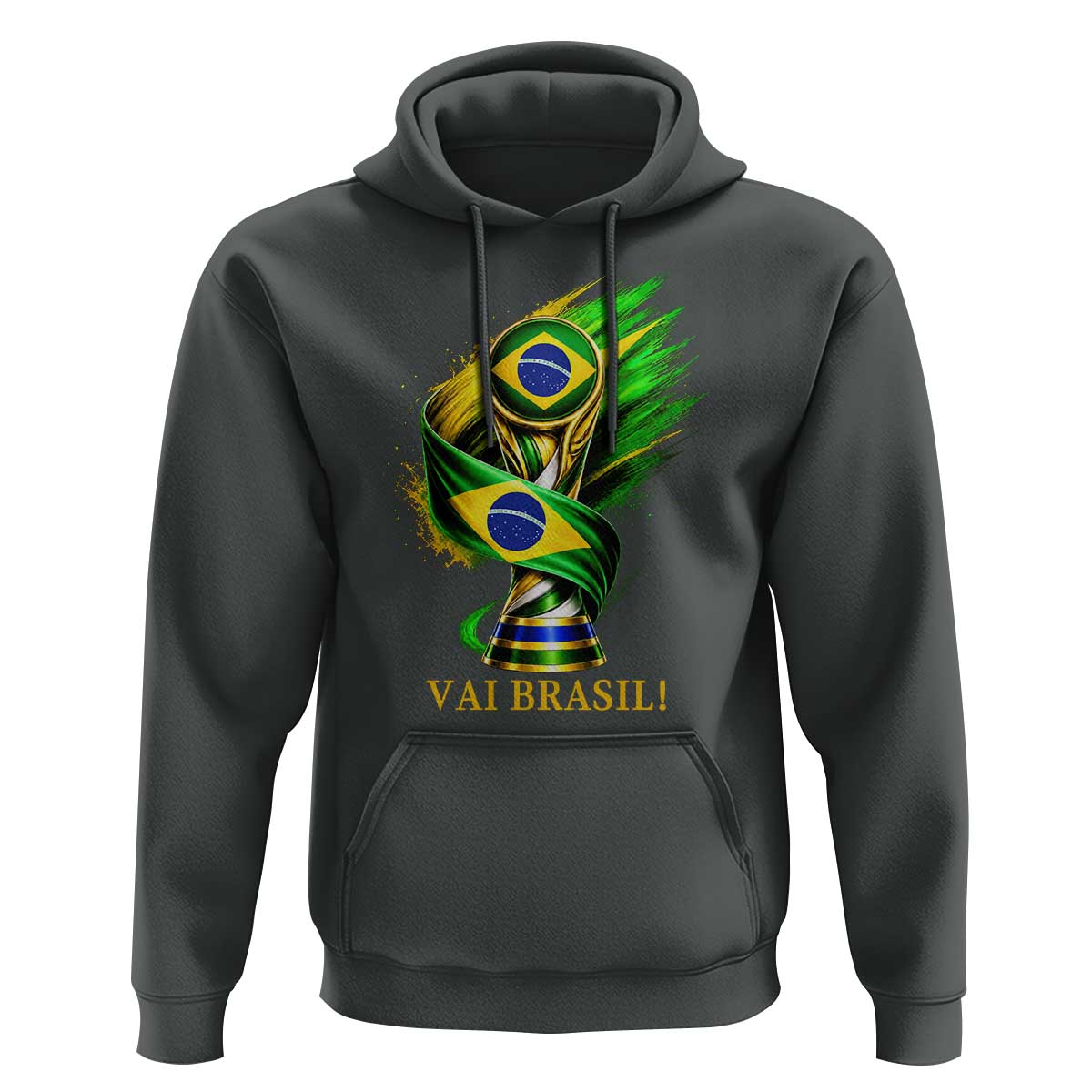 Brazil Soccer Fan 2026 Gift Hoodie Vai Brasil