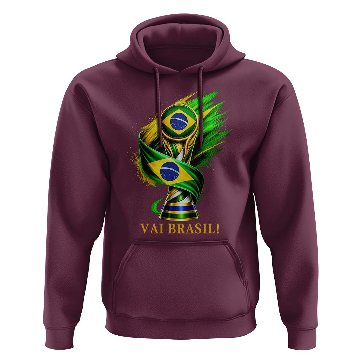 Brazil Soccer Fan 2026 Gift Hoodie Vai Brasil