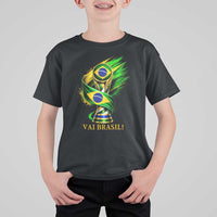 Brazil Soccer Fan 2026 Gift T Shirt For Kid Vai Brasil