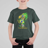Brazil Soccer Fan 2026 Gift T Shirt For Kid Vai Brasil