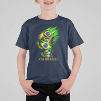 Brazil Soccer Fan 2026 Gift T Shirt For Kid Vai Brasil