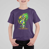 Brazil Soccer Fan 2026 Gift T Shirt For Kid Vai Brasil