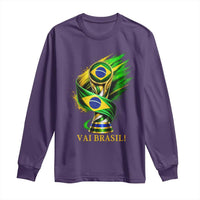 Brazil Soccer Fan 2026 Gift Long Sleeve Shirt Vai Brasil
