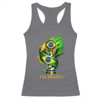 Brazil Soccer Fan 2026 Gift Racerback Tank Top Vai Brasil
