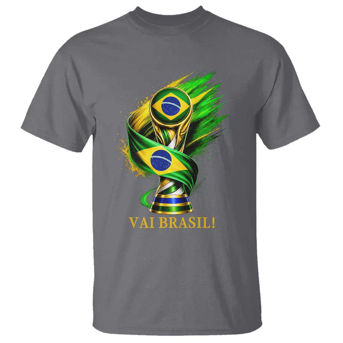 Brazil Soccer Fan 2026 Gift T Shirt Vai Brasil