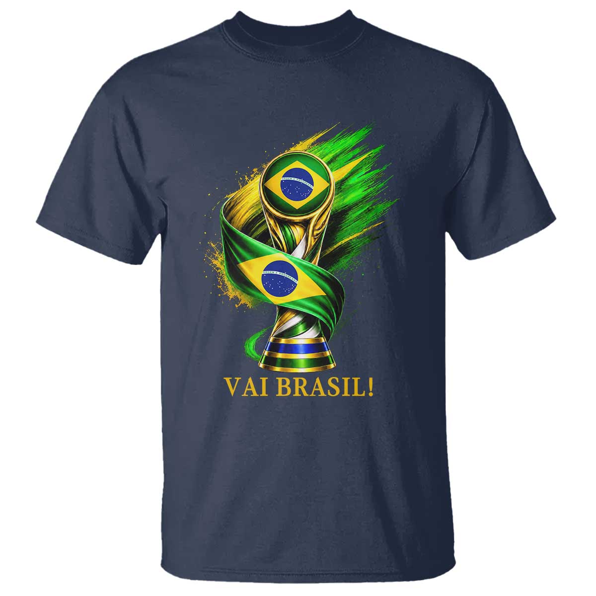 Brazil Soccer Fan 2026 Gift T Shirt Vai Brasil